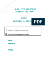 Quizz Groupe 1