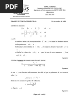 Intercuatrimestral Calculo Octubre 2018