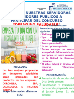 Invitación Concurso Desayuno Saludable