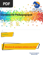 ELHABCHI7 - 1700147565446 - Chapitre 3 Réaction de Quelques Métaux Avec L'air