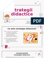 Strategii Didactice