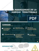 Le Management de La Marque Territoriale