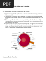 Eye Anatomy & Disorders