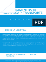 Fundamentos de Logística y Transporte