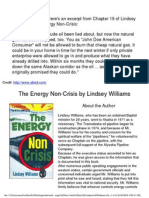 The Energy Non-Crisis by Lindsey Williams