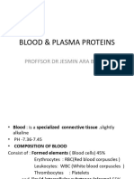 Blood and Plasma Proteins