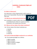 Chapter 17 Indian Constitution - Fundamental Rights and Duties