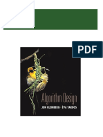 PDF (Ebook PDF) Algorithm Design by Jon Kleinberg Download