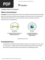 Gravitation Class 9 Notes Science Chapter 9 Free PDF