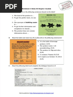 Worksheet 3 Kelas IX Chapter 3 (Label) Worksheet 3 Kelas IX Chapter 3 (Label)