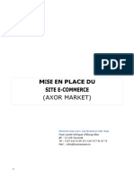 Axor Site E-Commerce (Cahier de Charges)