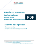 2de STI2D Creation Et Innovation Technologiques Et SI 1021173