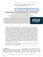 Strategies Using Time-Domain Measurements For Radiated Emissions Testing in Harsh Environments