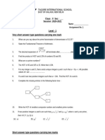 Assignment No 1 - CH 1 Real Numbers Class X