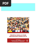 Instant Download People Skills For Behavior Analysts 1st Edition Hall PDF All Chapters