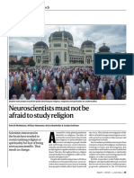 Comment: Neuroscientists Must Not Be Afraid To Study Religion