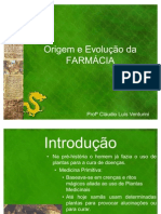 2 Aula - Origem e Evolução Da FARMÁCIA