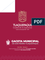 Gaceta Municipal: de San Pedro Tlaquepaque