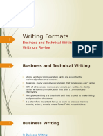 Business and Technical Writing