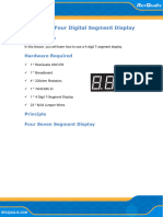 Lesson 9 Four Digital Segment Display