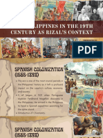 19th Century As Rizal's Context