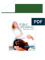 Immediate Download (Original PDF) Public Speaking: Finding Your Voice 10th Edition Ebooks 2024