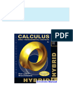 Calculus Hybrid Early Transcendental Functions 6th Edition Larson Solutions Manual All Chapter Instant Download