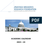 Academic Calendar 2023-2024