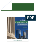 (Ebook PDF) The Legal Environment of Business 13th Edition All Chapters Instant Download