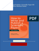 Get How To Write and Publish A Scientific Paper 9th Edition Barbara Gastel Free All Chapters