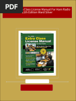 The ARRL Extra Class License Manual For Ham Radio 11th Edition Ward Silver Ebook All Chapters PDF