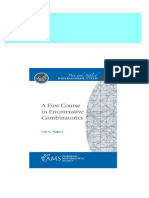 (FREE PDF Sample) A First Course in Enumerative Combinatorics 1st Edition Carl G. Wagner Ebooks