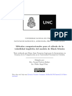 Lupi, D. Métodos Computacionales para El Cálculo de La Volatilidad Implícita Del Modelo de Black Scholes