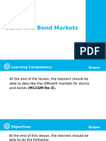 Stock and Bond Markets: Lesson 9