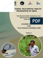 Course Content For Tele MANAS Counsellors Edition 1 Final 14.12.22