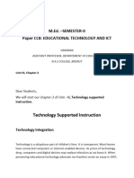 Technology Integration - 1 1