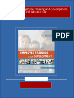 Get Test Bank For Employee Training and Development, 6th Edition: Noe Free All Chapters Available