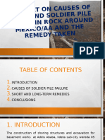 Causes of Slope & Soldier Pile Failure Final