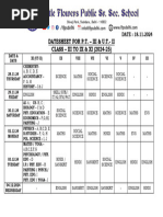 Updated Ds For P.T. III and Utii Class III To Ix and Xi202425