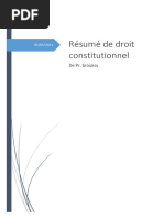 Résumé Droit Constitutionnel