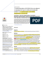 Co-Administration of AYUSH 64 As An Adjunct To Standard of Care in Mild and Moderate COVID-19: A Randomized, Controlled, Multicentric Clinical Trial