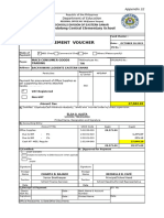 Appendix 32 - Disbursement Voucher DV - For School Use Office Supplies