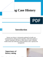 Taking Case History