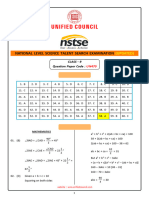 Class 9 Nstse 2023 Paper 470