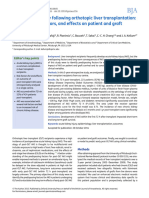 Acute Kidney Injury Following Orthotopic Liver Transplantation Incidence, Risk Factors, and Effects On Patient and Graft Outcmes