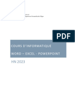 Cours Informatique