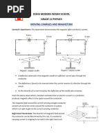 School Data DMIS Assignment 100043 Moving Charges and Magnetism Notes - 1