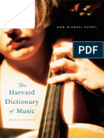 Harvard University Press Reference Library Don Michael Randel The Harvard Dictionary of Music Alfre