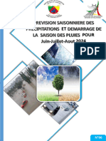 PREVISION SAISONNIERE DE PRECIPITATION POUR JJA VF 2024