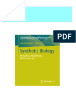 Synthetic Biology Metaphors Worldviews Ethics and Law 1st Edition Joachim Boldt (Eds.) 2024 Scribd Download